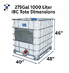 Easy-Wash 1000 Litre IBC Totes - Washable - Photo 4