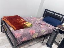 bed and mattress