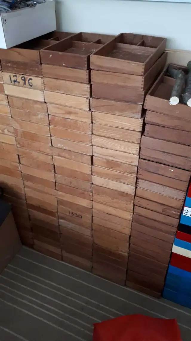 Vintage Wood Trays
