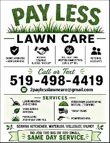 Pay Less Lawn Care - Prices You Can’t Beat!