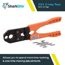New! SharkBite 1/2' to 3/4' PEX Crimp Tool 2 sizes in 1 Tool