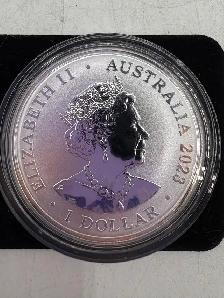 1oz .999 Fine Silver AC/DC 50th Anniversary Frosted Coin - Photo 3