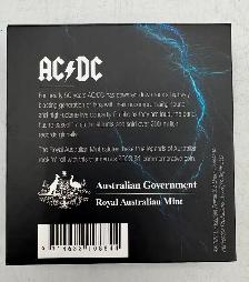 1oz .999 Fine Silver AC/DC 50th Anniversary Frosted Coin - Photo 7