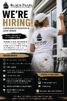 Now Hiring: Professional Painters & Lead Hands