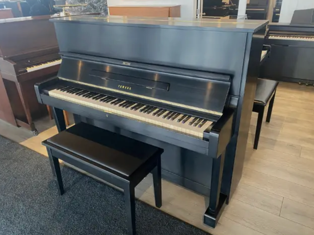 Yamaha U1 Piano in satin ebony finish