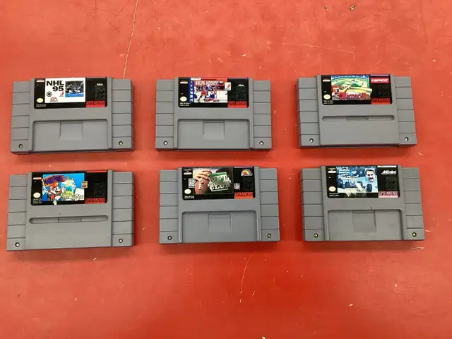 lot de jeu super N.E.S