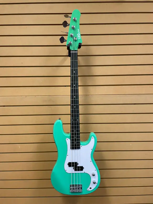 Electric Bass Guitar Green LBQ