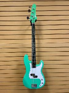 Electric Bass Guitar Green LBQ