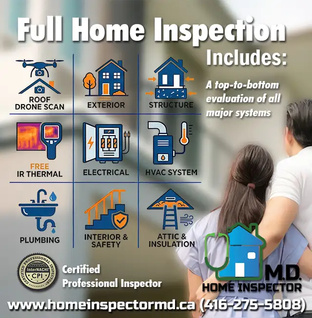Certified Home Inspector-Mississauga Brampton | Free Thermal/IR
