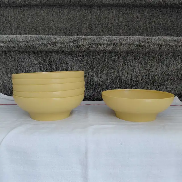 Ensemble de 6 bols Tupperware vintage