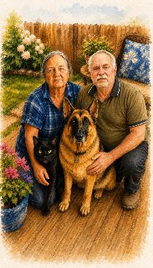 Custom Pet Portraits & Memorial Artwork — Digital Files Starting - Photo 3