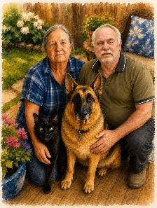 Custom Pet Portraits & Memorial Artwork — Digital Files Starting - Photo 4