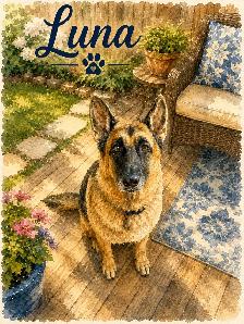 Custom Pet Portraits & Memorial Artwork — Digital Files Starting - Photo 7