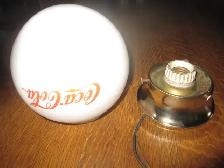 OLD COCA COLA CEILING LIGHT FIXTURE - Photo 3