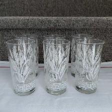 Ensemble de 6 magnifiques verres vintage Dominion