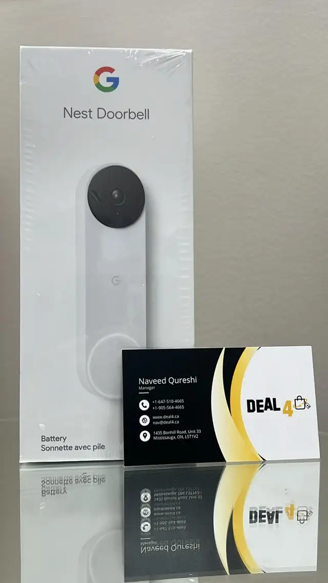 Google Nest Doorbell (Battery) 2nd Gen White - New