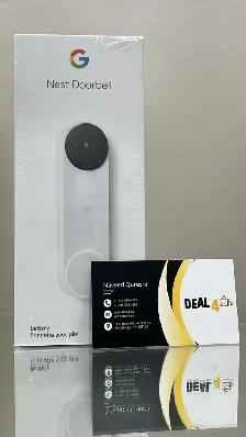 Google Nest Doorbell (Battery) 2nd Gen White - New