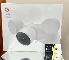 Google Nest Cam with Floodlight Wired Outdoor White