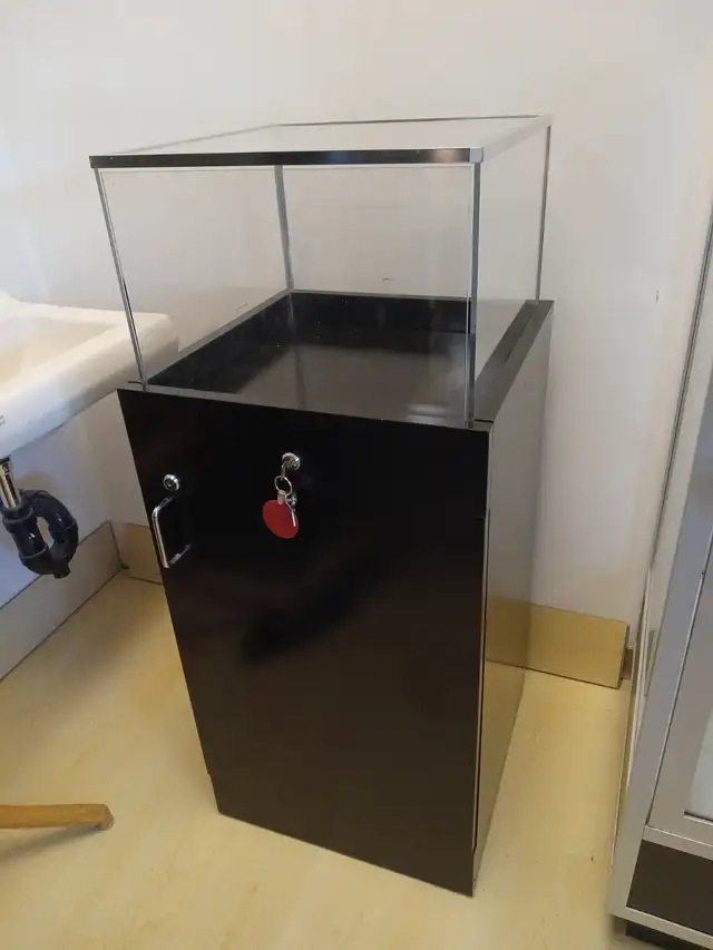 Locking Display Case with Keys