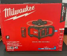 MIKWAUKEE RED EXTERIOR ROTARY LASER LEVEL KIT 3701-21