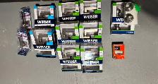 Weiser Halifax Satin Nickel Door Levers
