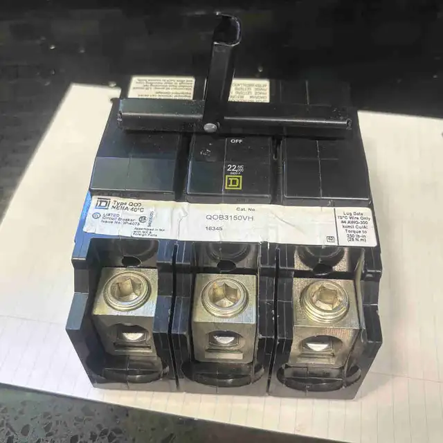 150 Amp 3 phase breaker QOB3150VH