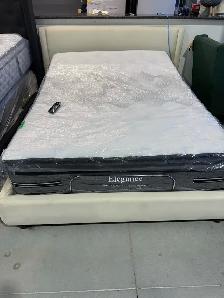 Queen adjustable bed package with massage