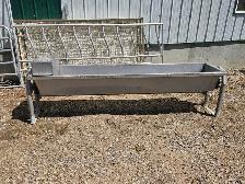 Stainless steel water trough