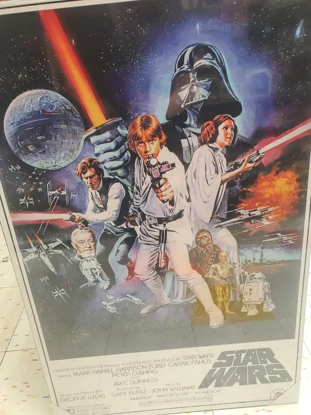 Star Wars Wooden Poster