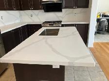 New Quartz Kitchen Countertop with FREE Sink