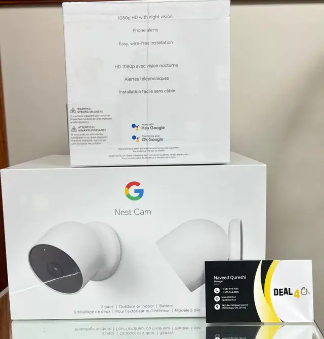 Google Nest Cam Wireless Indoor/Outdoor 2-Pack