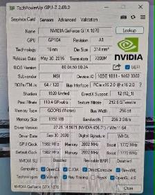 MSI GTX 1070 GAMING X 8GB – STRESS TESTED – CLEAN – $160 OBO - Photo 7