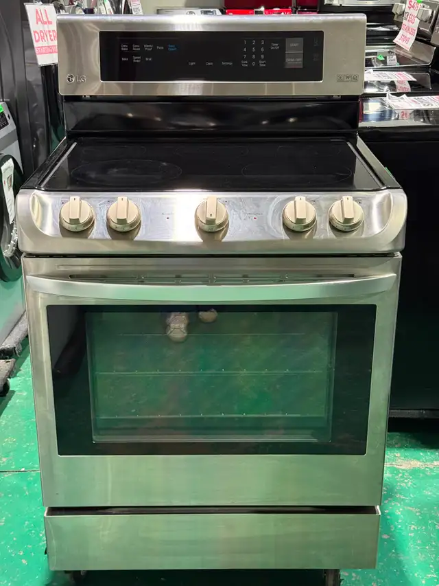 LG Glass Top Stove Free Delivery $555 Only! (90 days warranty)