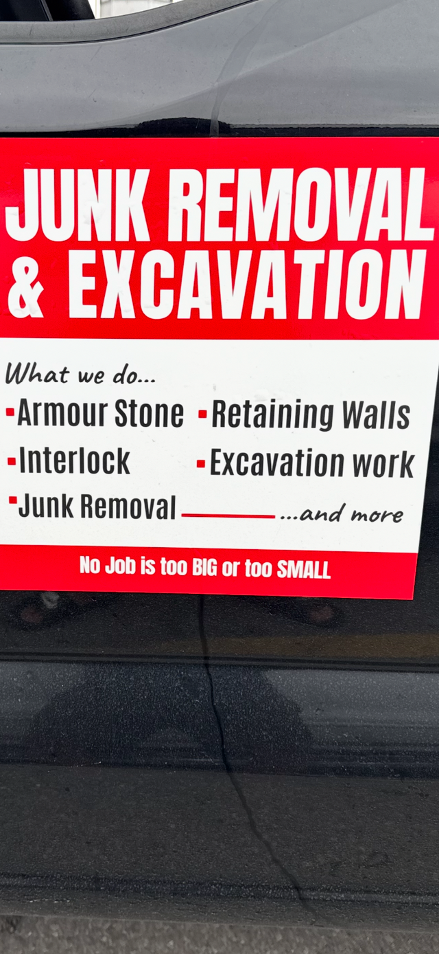 GARBAGE REMOVAL/EXCAVATION