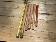 5 Vintage Hickory Tool Handles ! - Photo 6