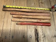 5 Vintage Hickory Tool Handles ! - Photo 10