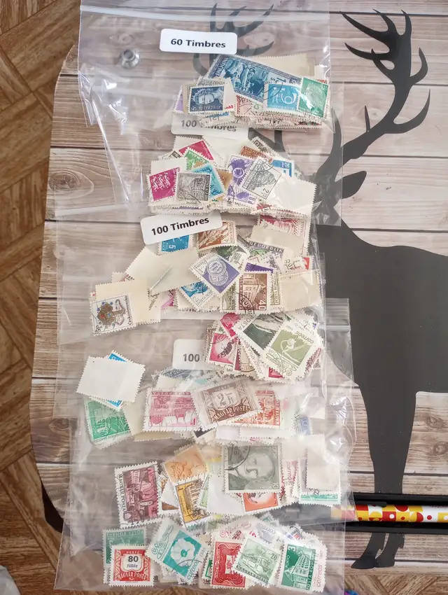 Collection de timbres