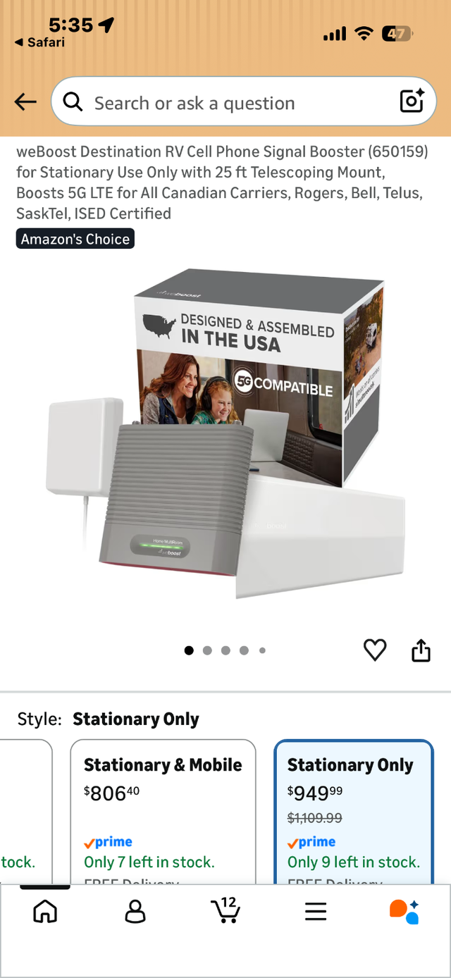weBoost Cell Phone Signal Booster
