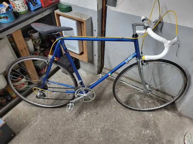 Velo de course Fiori bleu 12 vitesses roues 700c cadre 24po