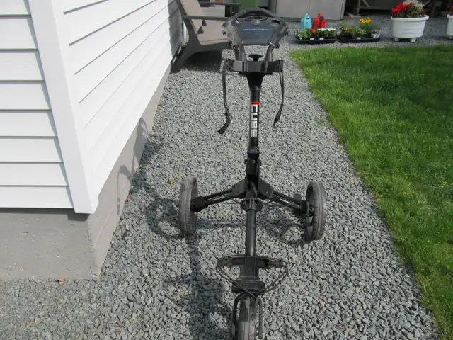 Cube CART 3 Wheel Push Pull Golf CART - Two Step Open/Close