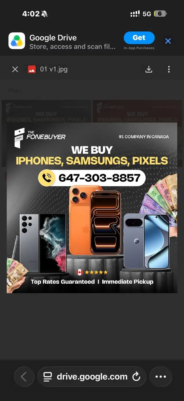 $ BUYING ALL IPHONES SAMSUNGS PIXELS 647-303-8857
