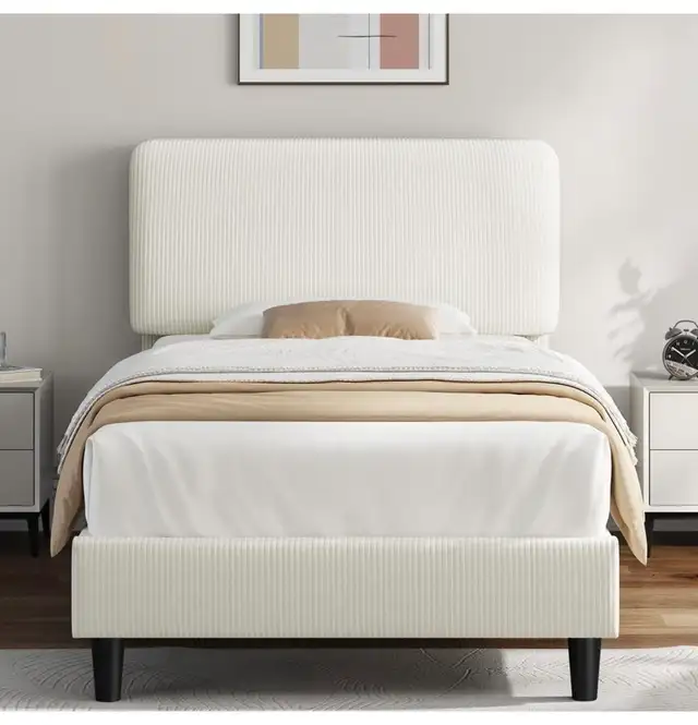 New In Box Modern Twin Bed Frame