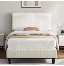 New In Box Modern Twin Bed Frame