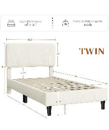 New In Box Modern Twin Bed Frame - Photo 2