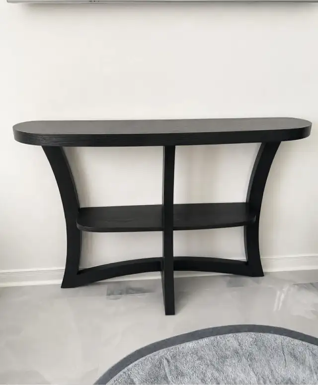 2 CONSOLE 1 TABLE DE CUISINE 3 MIROIR 1 FUR MINK   CHAISES GRIS