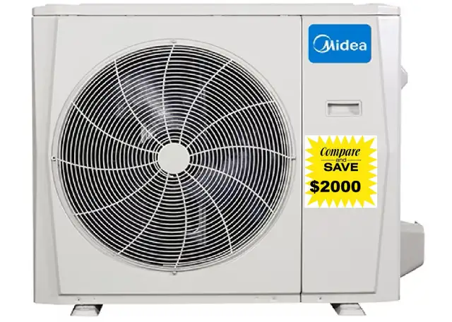 Compare and save OVER $2000 on Midea DLCURAH HYBRID Heat Pump