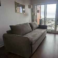 STRUCTUBE HUGO SOFA BED – DARK GREY -  900 CAD - Photo 2