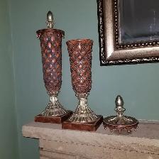 Beautiful, Unique, Decorative Urns/Vase with Matching Lids