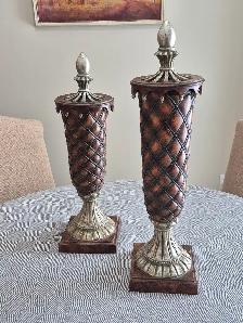 Beautiful, Unique, Decorative Urns/Vase with Matching Lids - Photo 5