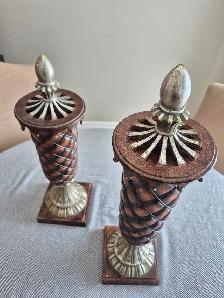 Beautiful, Unique, Decorative Urns/Vase with Matching Lids - Photo 7